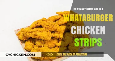 Whataburger Chicken Strips: Carb Count and Nutrition Facts
