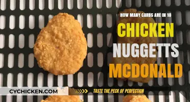McDonald's Chicken McNuggets: Carb Content and Nutrition Facts