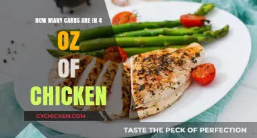 Chicken Carb Count: 4 Ounces, How Many Carbs?
