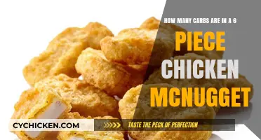 Chicken McNuggets: Carb Count for Six Pieces
