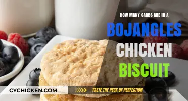 Bojangles' Chicken Biscuit: Carb Count and Nutrition Facts