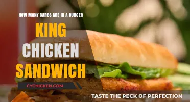 Carb Count: Burger King Chicken Sandwich Nutrition Breakdown