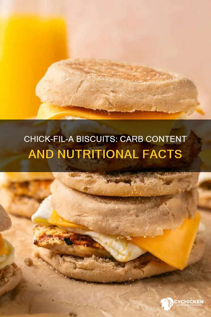how many carbs are in a chick filet biscuits