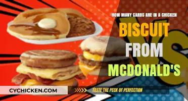 McDonald's Chicken Biscuit: Carb Count and Nutrition Facts