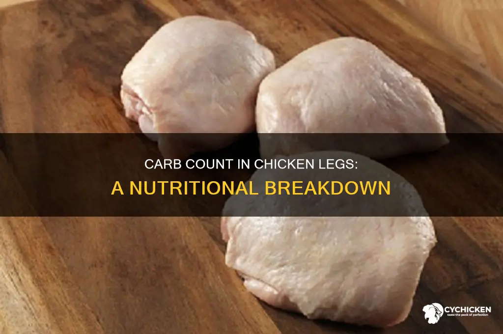 how many carbs are in a chicken leg