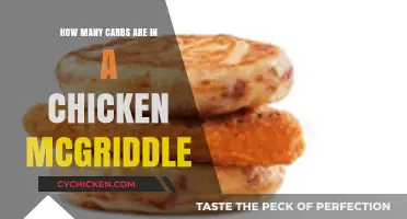 Chicken McGriddle Carb Count: Uncovering the Breakfast Sandwich's Carbs