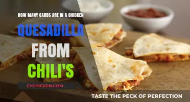 Chicken Quesadilla Carbs at Chili's: How Many?