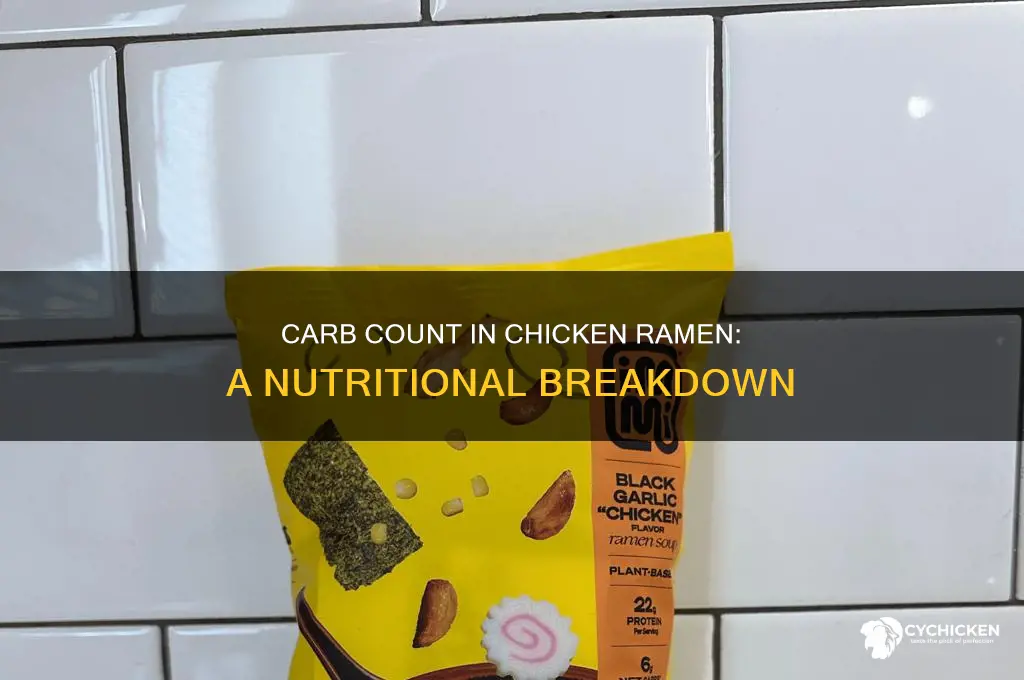 how many carbs are in a chicken ramen