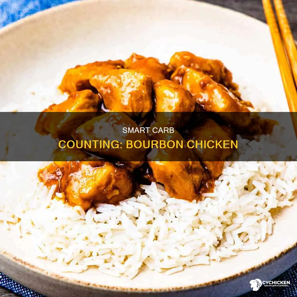 how many carbs are in a cup of bourbon chicken