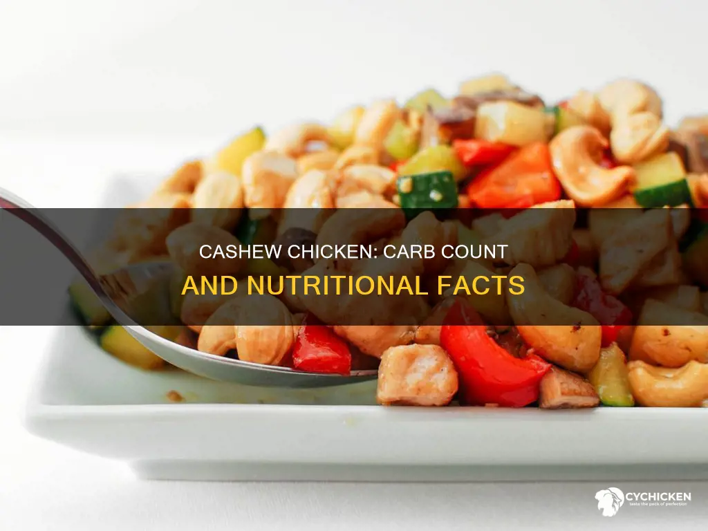how many carbs are in a cup of cashew chicken