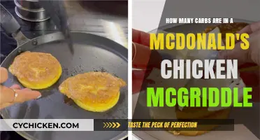 Chicken McGriddle: Carb Count and Nutritional Facts