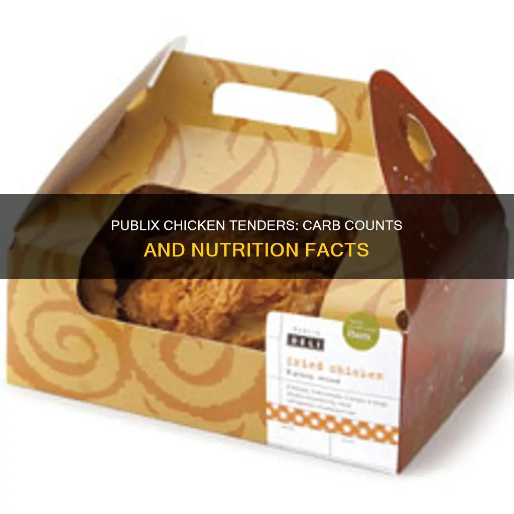 how many carbs are in a publix chicken tender