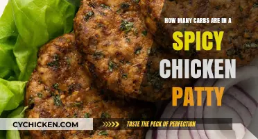 Spicy Chicken Patty: Carb Counts and Nutrition Facts