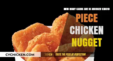 Carb Count in Burger King's 10-Piece Chicken Nuggets Revealed