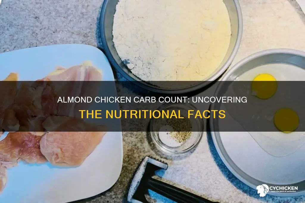 how many carbs are in almond chicken