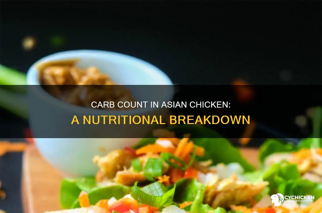 how many carbs are in asian chicken