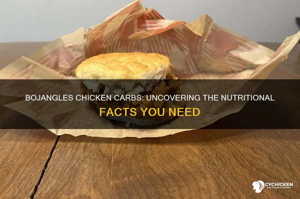 how many carbs are in bojangles chicken