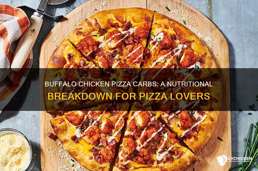 how many carbs are in buffalo chicken pizza