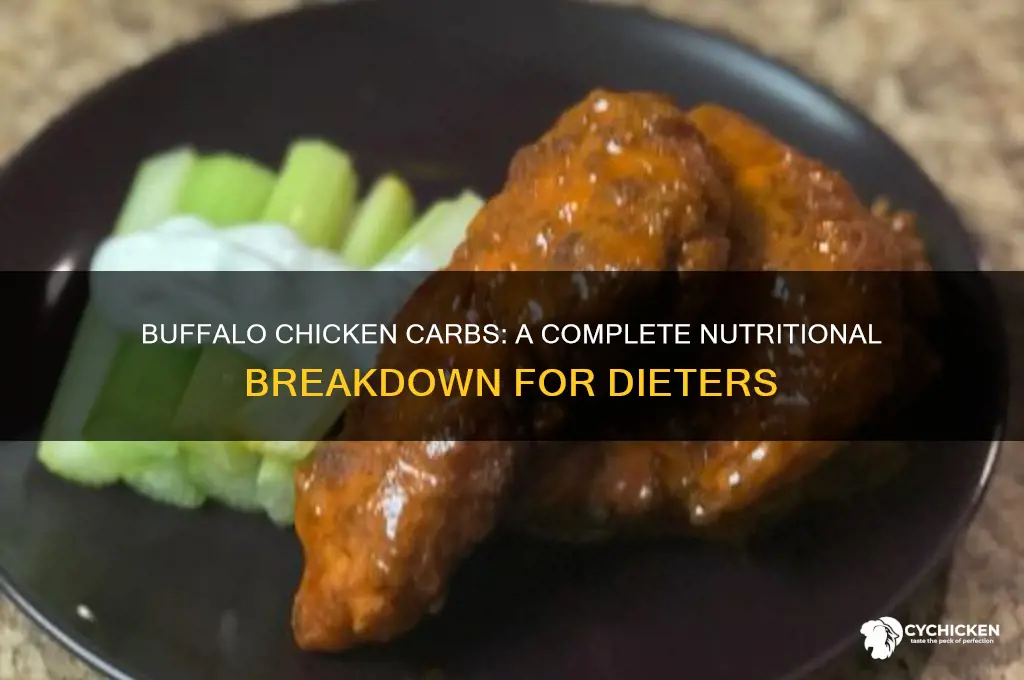 how many carbs are in buffalo chicken