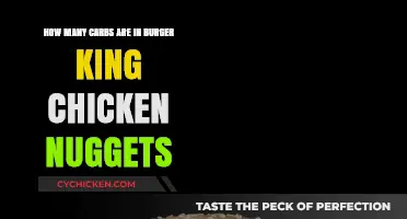 Burger King Chicken Nuggets: Unveiling Their Carb Content and Nutritional Facts