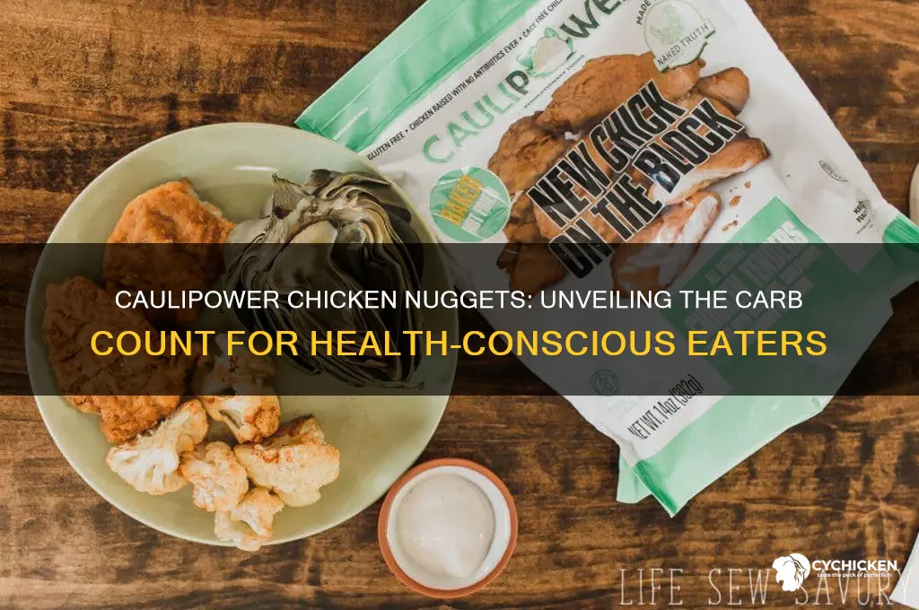 how many carbs are in caulipower chicken nuggets