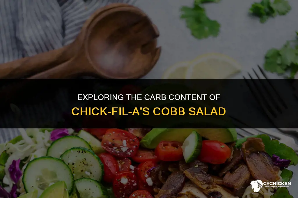how many carbs are in chick fil a cobb salad
