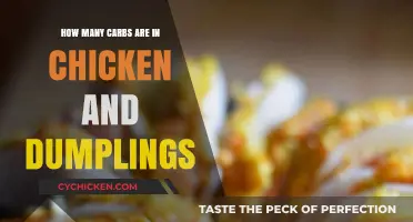 Carb Count in Chicken and Dumplings: A Nutritional Breakdown
