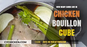 Carb Count in Chicken Bouillon Cubes: A Nutritional Breakdown