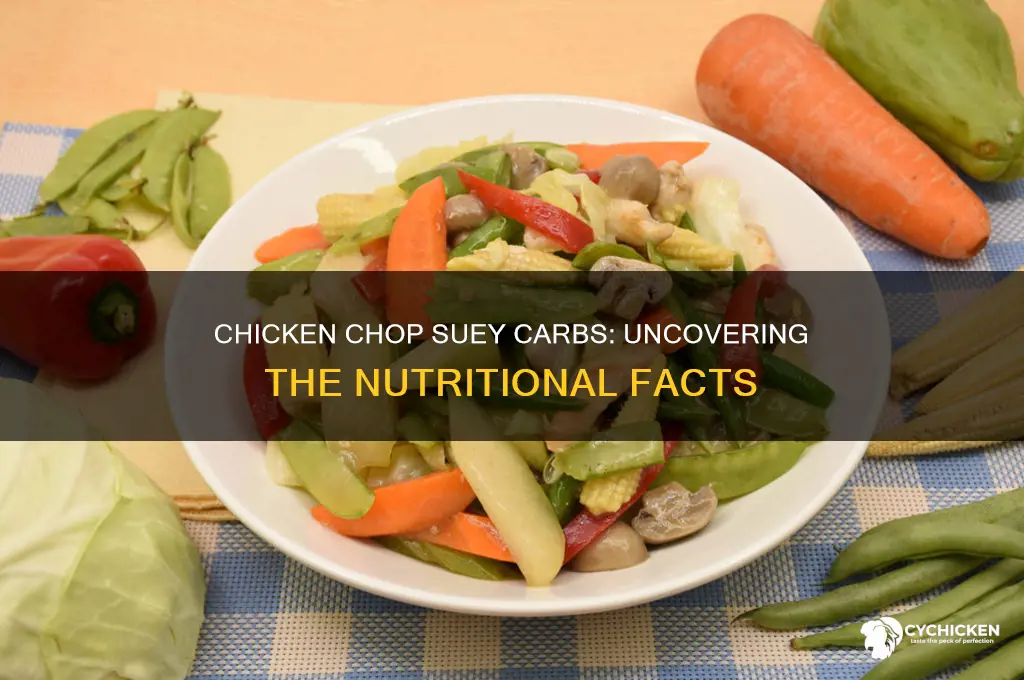 how many carbs are in chicken chop suey
