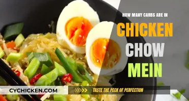 Carb Count in Chicken Chow Mein: A Nutritional Breakdown