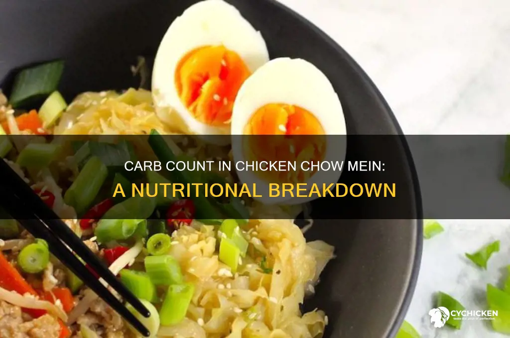 how many carbs are in chicken chow mein