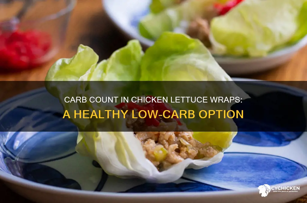 how many carbs are in chicken lettuce wraps