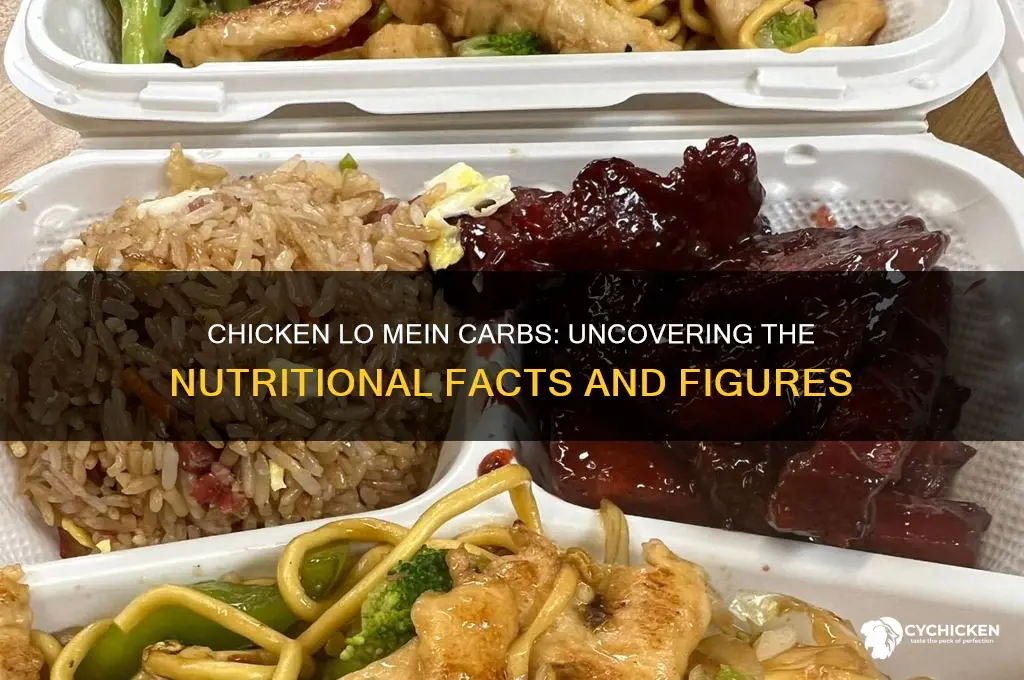 how many carbs are in chicken lo mein