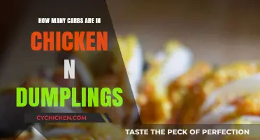 Carb Count in Chicken and Dumplings: A Nutritional Breakdown