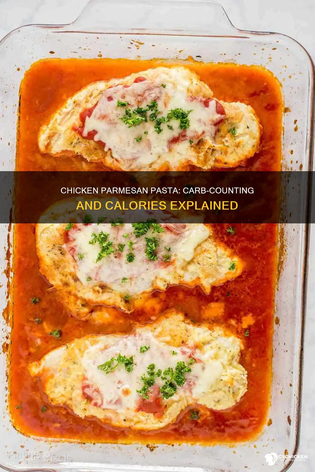 how many carbs are in chicken parmesan with pasta
