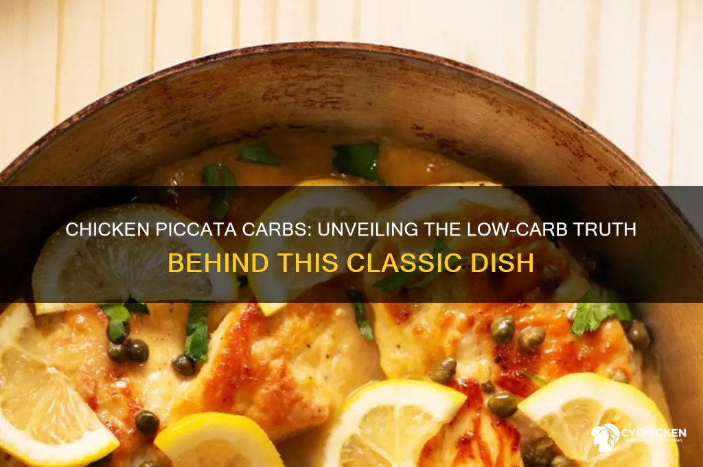how many carbs are in chicken piccata