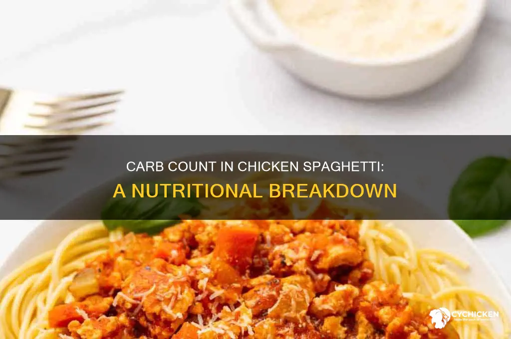 how many carbs are in chicken spaghetti