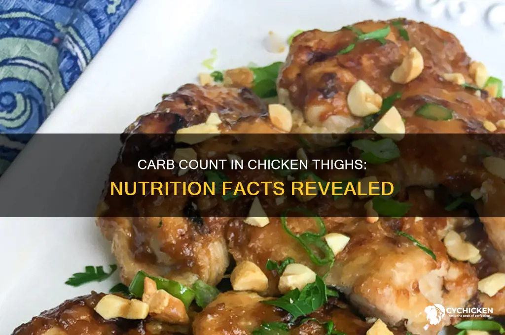how many carbs are in chicken thigs