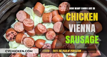 Carb Count in Chicken Vienna Sausage: A Nutritional Breakdown