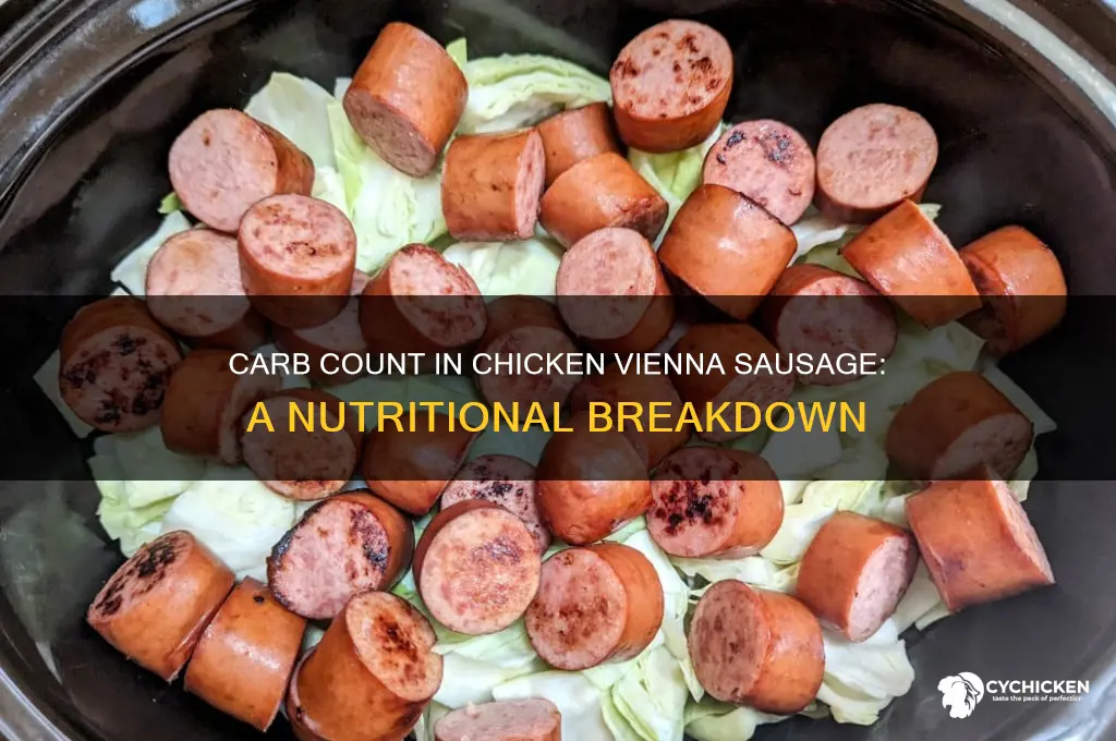 how many carbs are in chicken vienna sausage