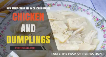 Chicken and Dumplings: Carbs in Cracker Barrel's Classic Dish