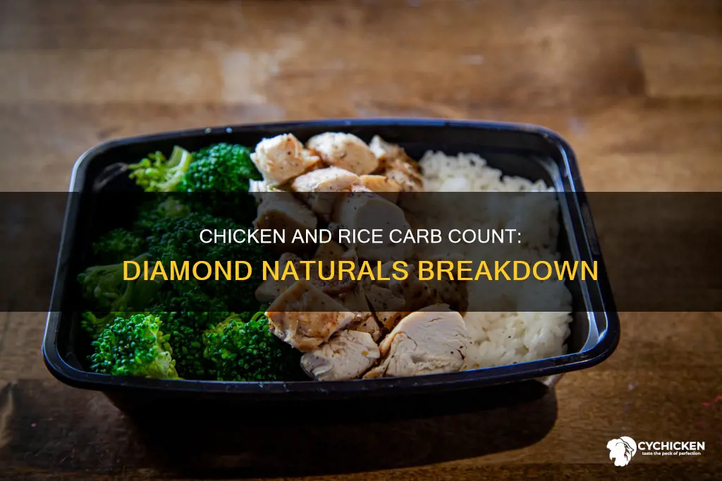 how many carbs are in diamond naturals chicken and rice