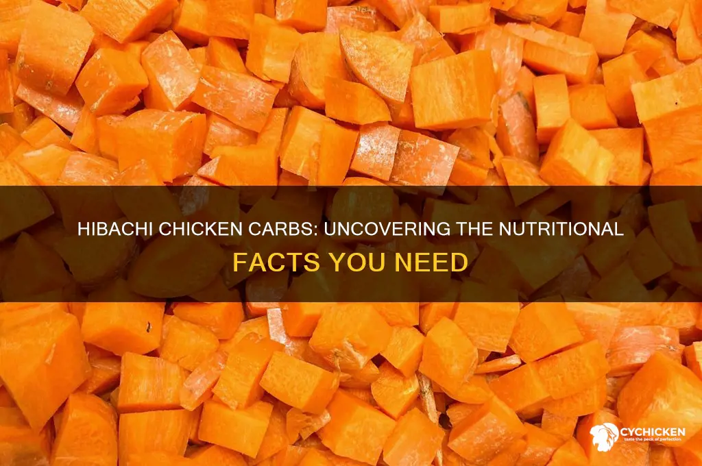 how many carbs are in hibachi chicken