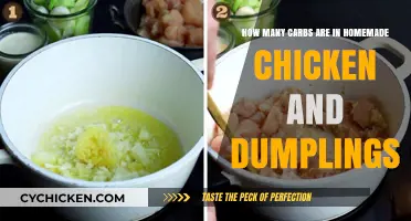 Chicken and Dumplings: Carbs and Calories Explained