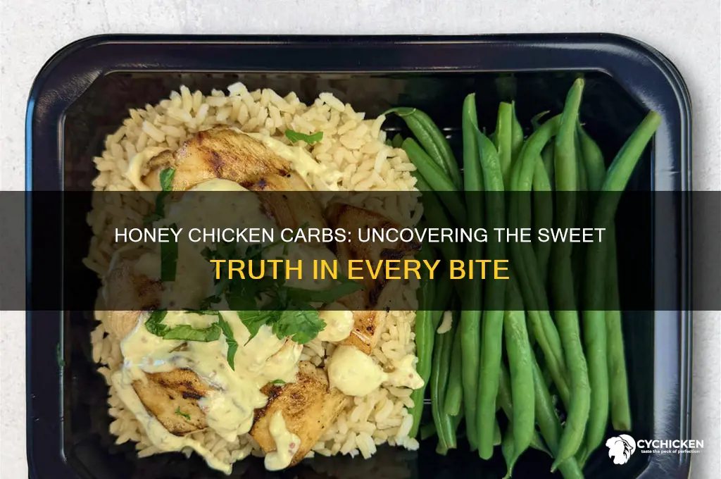 how many carbs are in honey chicken