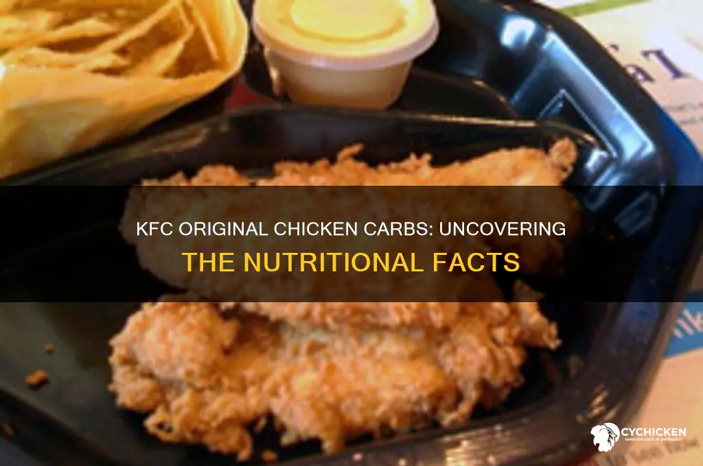 how many carbs are in kfc original chicken