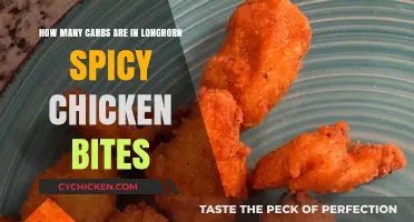 Spicy Chicken Bites: Carb Count at Longhorn