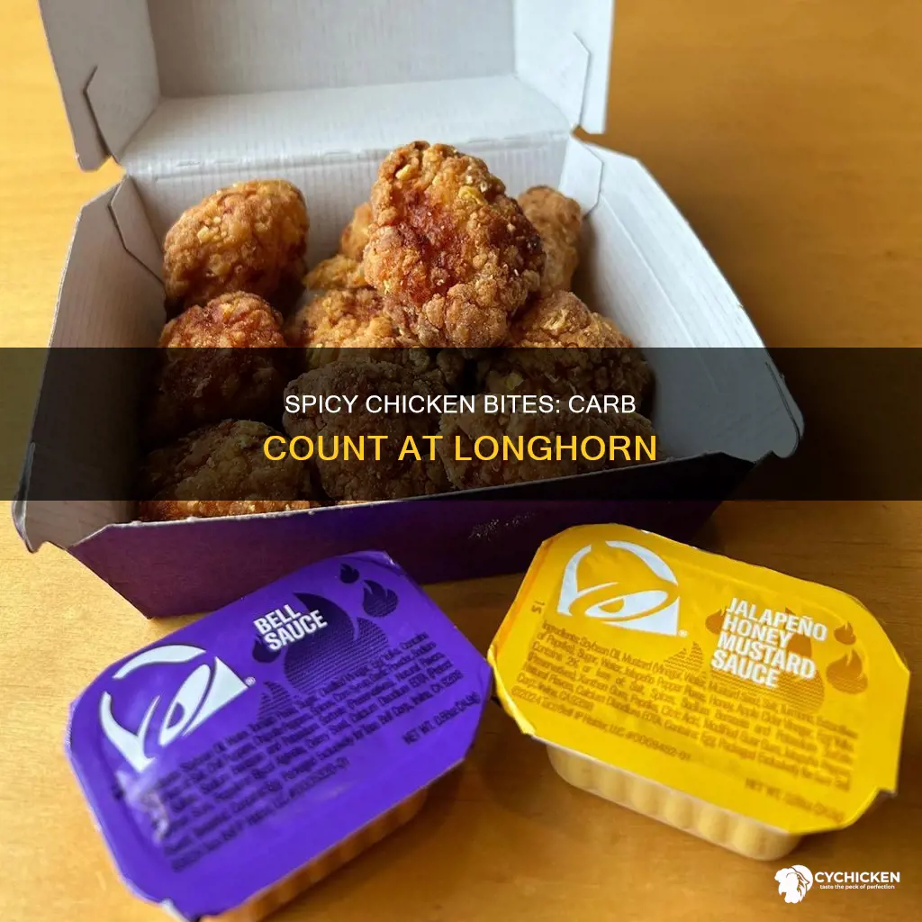 how many carbs are in longhorn spicy chicken bites
