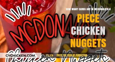 McDonald's 4-Piece Chicken Nuggets: Carb Count Revealed