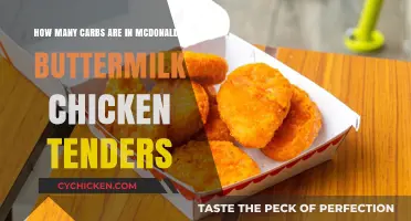 McDonald's Buttermilk Chicken Tenders: Carb Counts and Nutrition